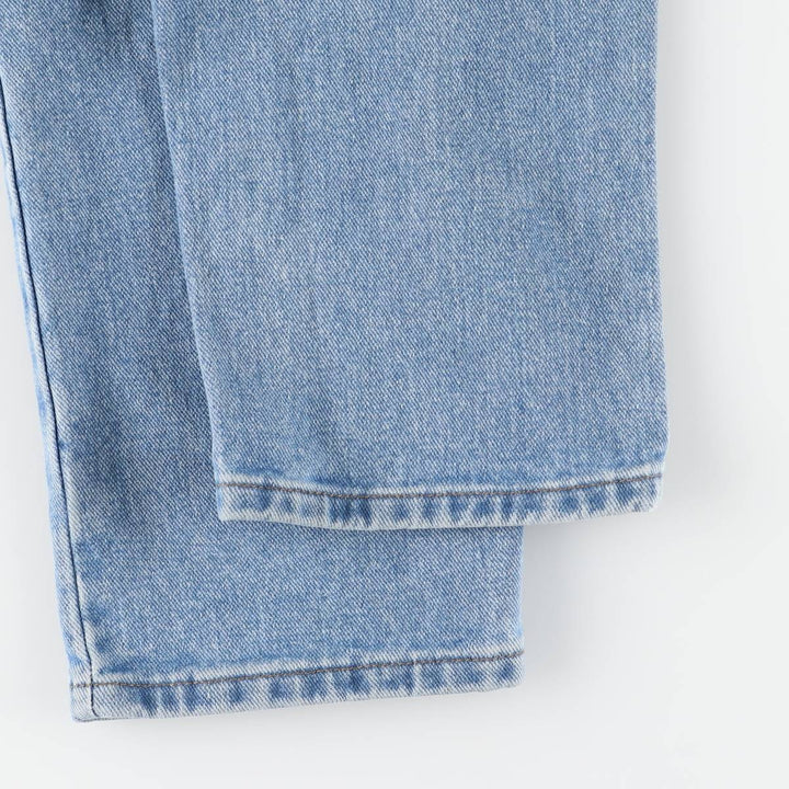 RIDERS Tapered Denim Pants, Made in USA, Women's Size L (equivalent to W30) cotton blue type Vintage Second Hand