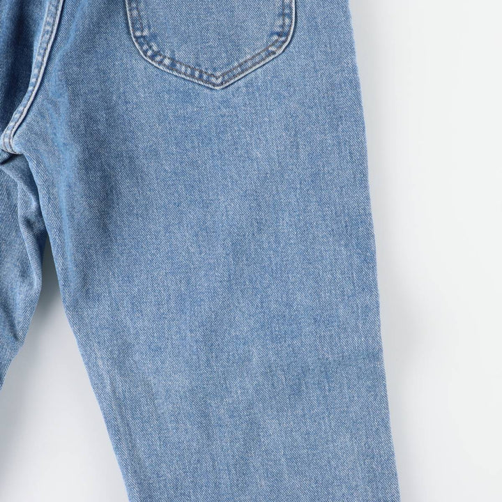 RIDERS Tapered Denim Pants, Made in USA, Women's Size L (equivalent to W30) cotton blue type Vintage Second Hand