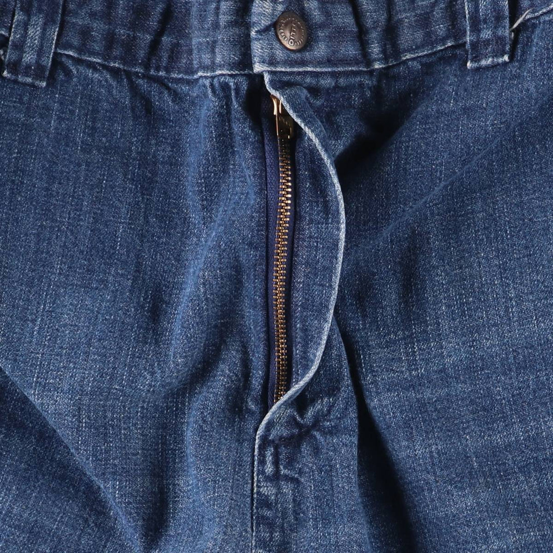 70s-era DITTOS bootcut denim pants, women's size L (equivalent to W29), vintage. cotton blue type Vintage Second Hand