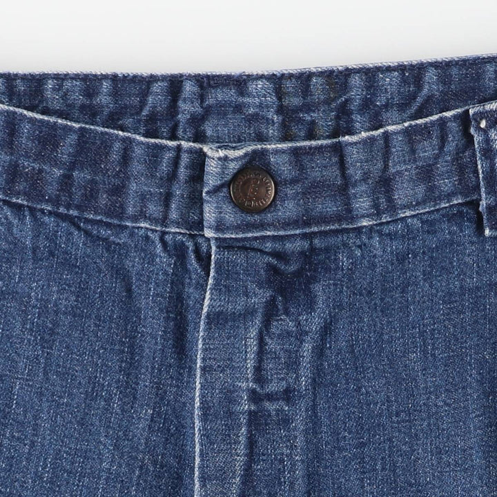 70s-era DITTOS bootcut denim pants, women's size L (equivalent to W29), vintage. cotton blue type Vintage Second Hand