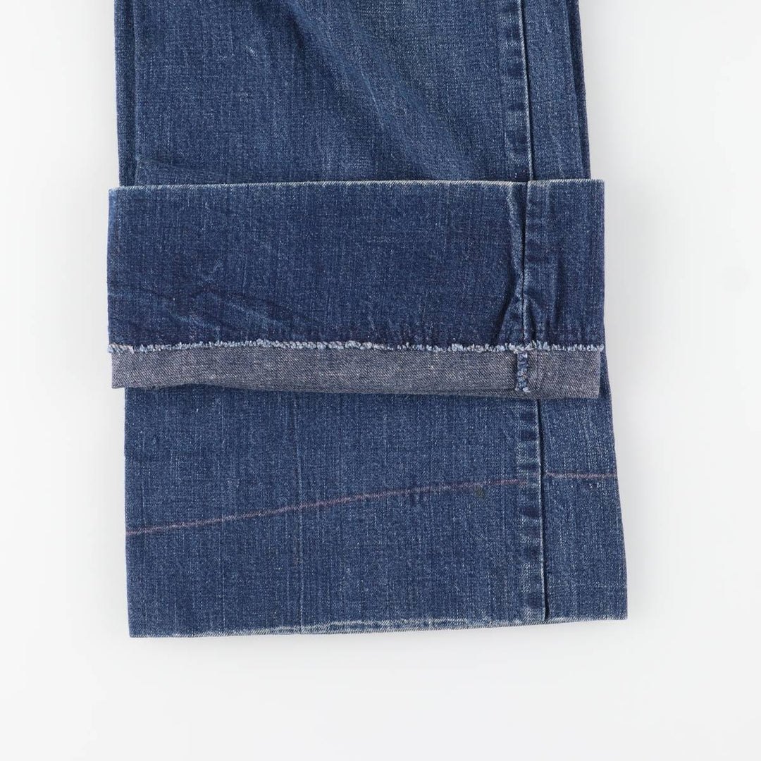 70s-era DITTOS bootcut denim pants, women's size L (equivalent to W29), vintage. cotton blue type Vintage Second Hand