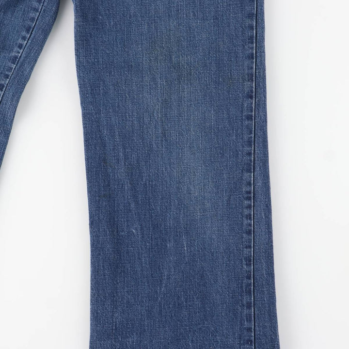 70s-era DITTOS bootcut denim pants, women's size L (equivalent to W29), vintage. cotton blue type Vintage Second Hand