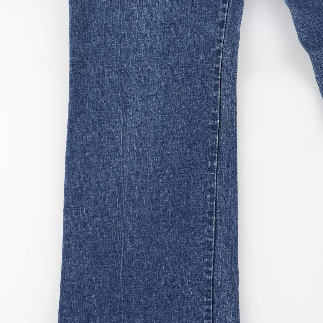 70s-era DITTOS bootcut denim pants, women's size L (equivalent to W29), vintage. cotton blue type Vintage Second Hand