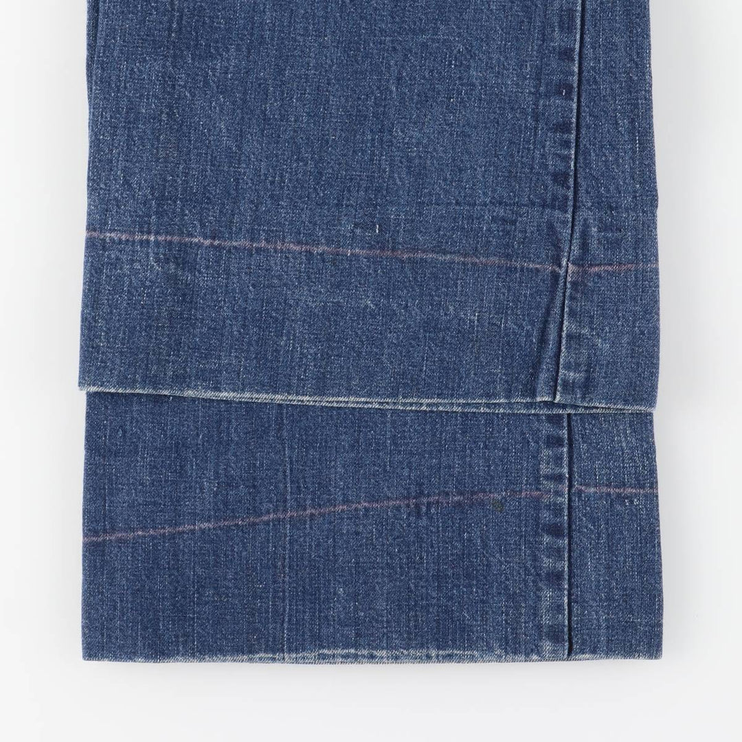70s-era DITTOS bootcut denim pants, women's size L (equivalent to W29), vintage. cotton blue type Vintage Second Hand