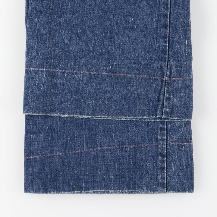 70s-era DITTOS bootcut denim pants, women's size L (equivalent to W29), vintage. cotton blue type Vintage Second Hand