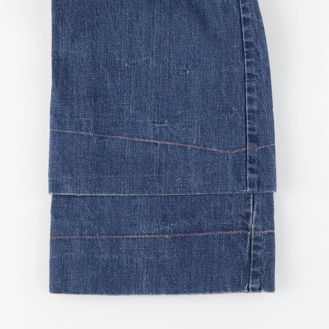70s-era DITTOS bootcut denim pants, women's size L (equivalent to W29), vintage. cotton blue type Vintage Second Hand
