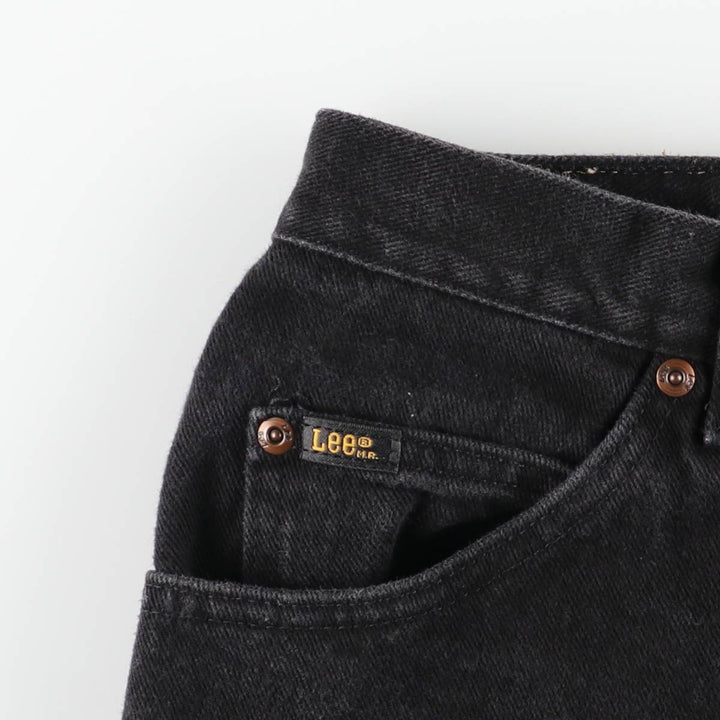 Lee Black Denim Tapered Denim Pants, Women's Size L (equivalent to W28) cotton black type Vintage Second Hand