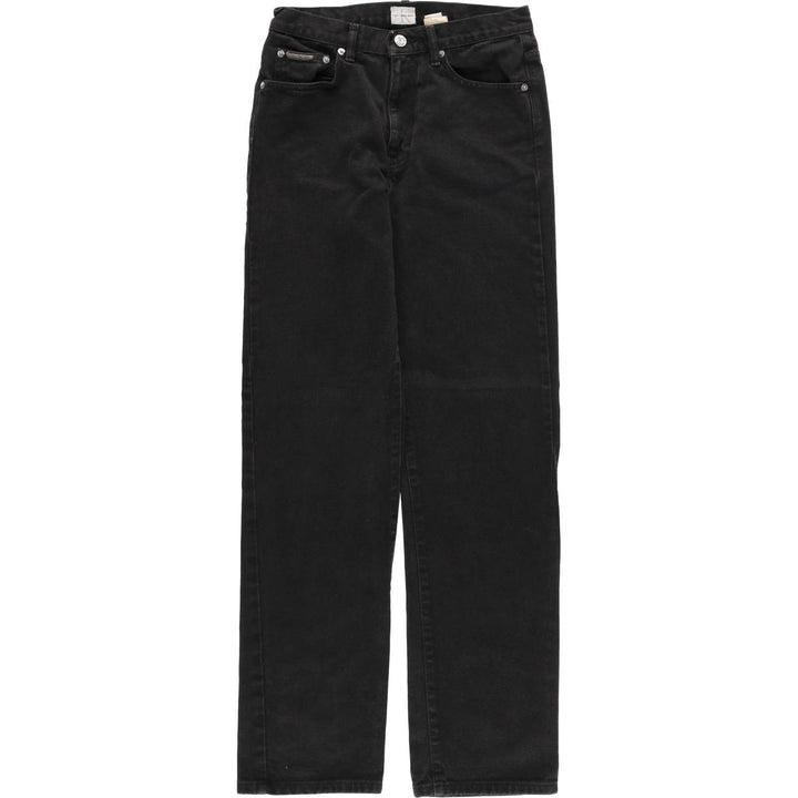 90s-00'S Calvin Klein Jeans Black Denim Straight Leg Jeans Women's Size L (equivalent to W27) Vintage cotton black type Vintage Second Hand