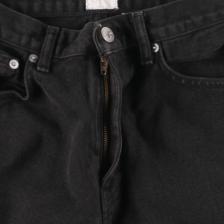 90s-00'S Calvin Klein Jeans Black Denim Straight Leg Jeans Women's Size L (equivalent to W27) Vintage cotton black type Vintage Second Hand
