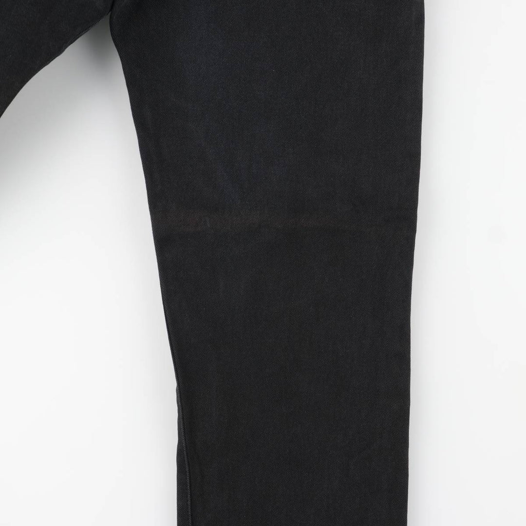 90s-00'S Calvin Klein Jeans Black Denim Tapered Denim Pants Made in USA Women's Size L (W30 equivalent) Vintage cotton black type Vintage Second Hand