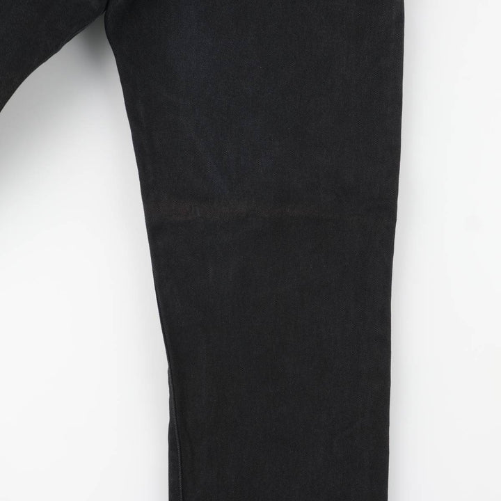 90s-00'S Calvin Klein Jeans Black Denim Tapered Denim Pants Made in USA Women's Size L (W30 equivalent) Vintage cotton black type Vintage Second Hand