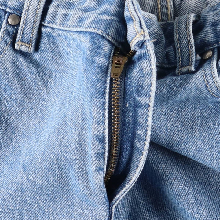 2000'S Tommy Hilfiger tapered denim pants, women's size XL (equivalent to w33). cotton blue type Vintage Second Hand