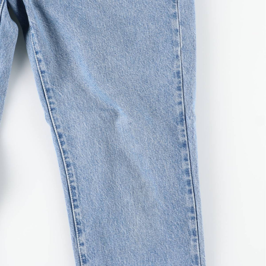 2000'S Tommy Hilfiger tapered denim pants, women's size XL (equivalent to w33). cotton blue type Vintage Second Hand