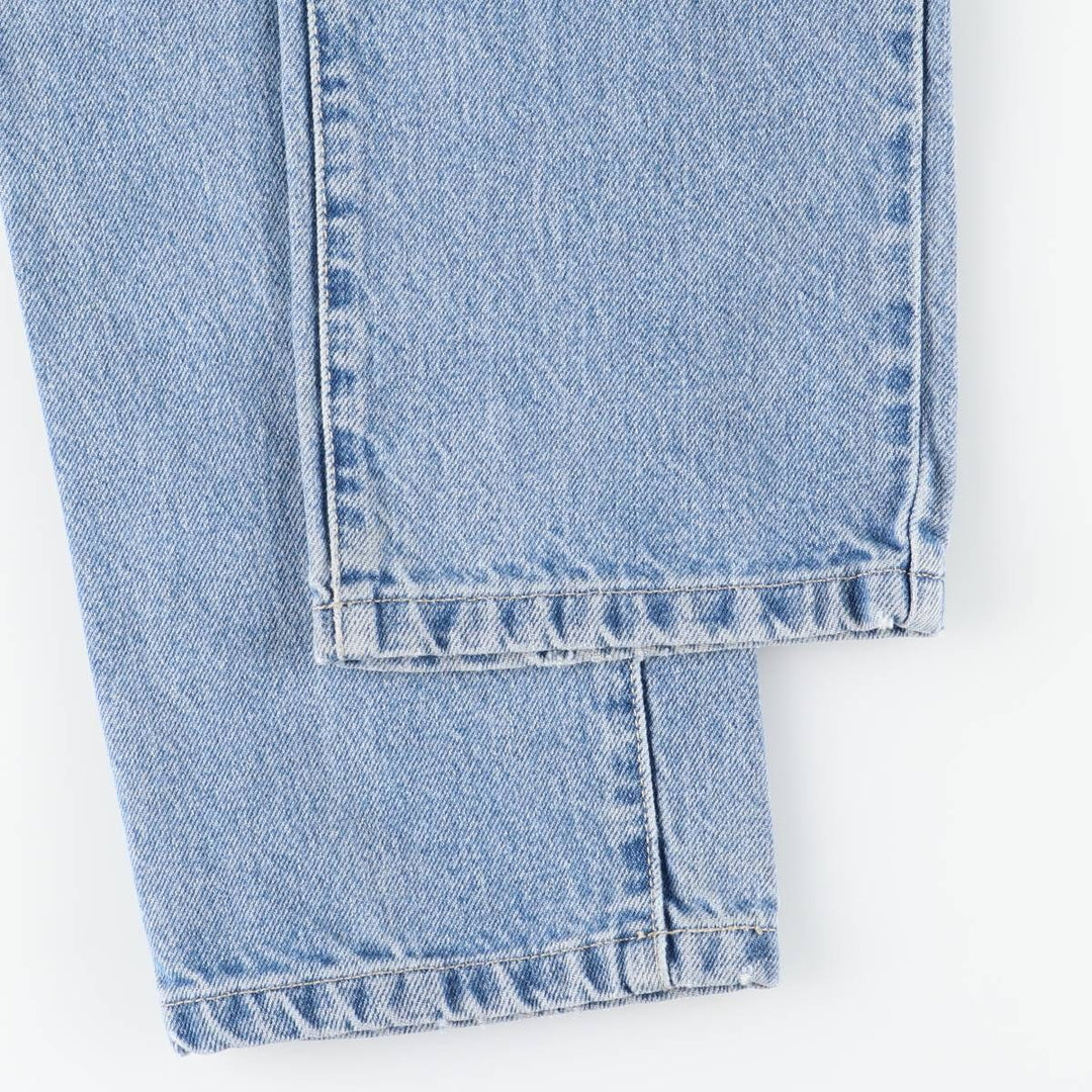 2000'S Tommy Hilfiger tapered denim pants, women's size XL (equivalent to w33). cotton blue type Vintage Second Hand