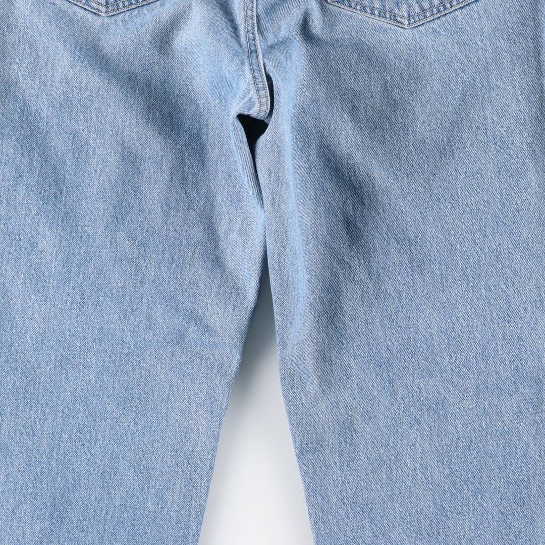 2000'S Tommy Hilfiger tapered denim pants, women's size XL (equivalent to w33). cotton blue type Vintage Second Hand