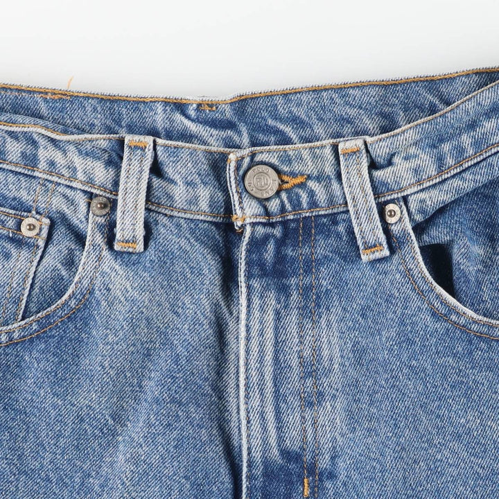 Ralph Lauren POLO JEANS COMPANY Tapered Denim Pants, Women's Size L (equivalent to W30) cotton blue type Vintage Second Hand