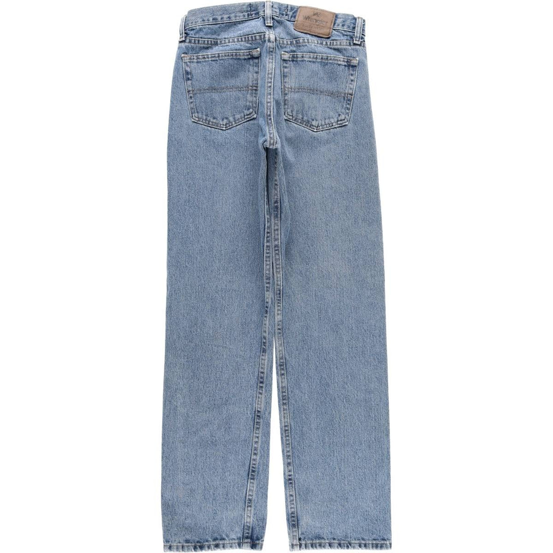 Wrangler Straight Denim Pants, Women's Size L (equivalent to W30) cotton blue type Vintage Second Hand