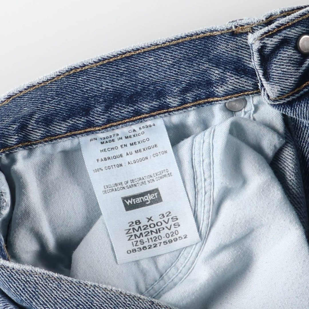 Wrangler Straight Denim Pants, Women's Size L (equivalent to W30) cotton blue type Vintage Second Hand