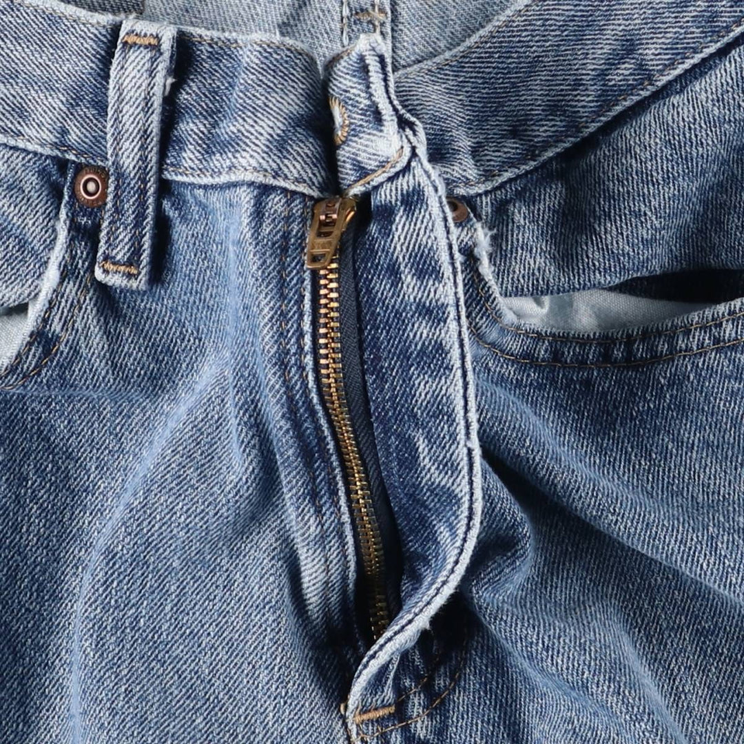 Wrangler Straight Denim Pants, Women's Size L (equivalent to W30) cotton blue type Vintage Second Hand