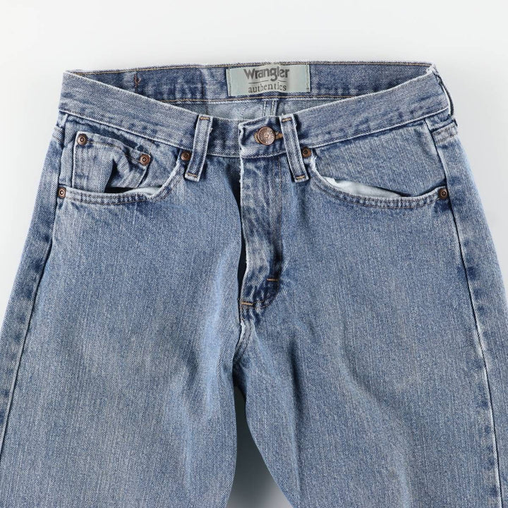 Wrangler Straight Denim Pants, Women's Size L (equivalent to W30) cotton blue type Vintage Second Hand