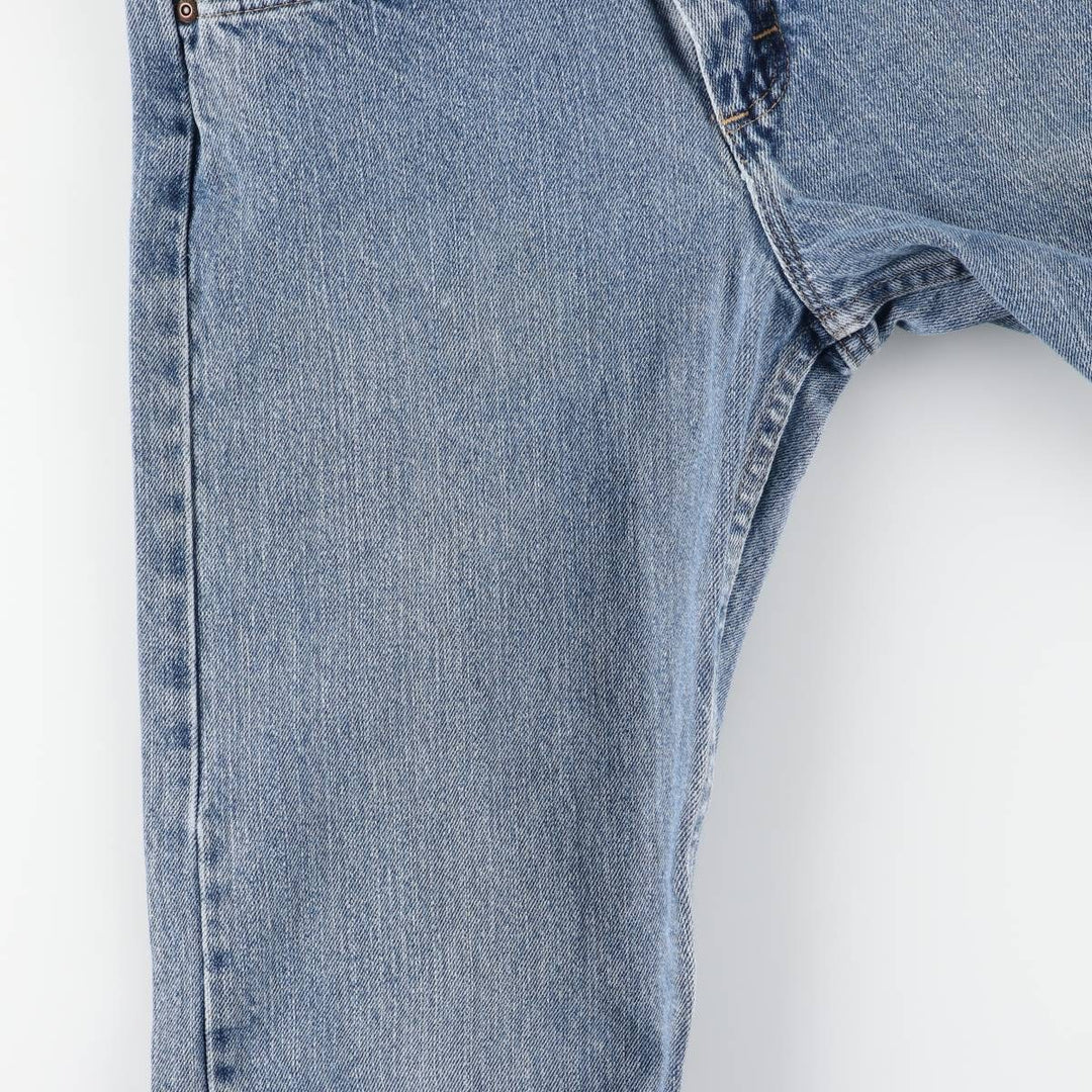 Wrangler Straight Denim Pants, Women's Size L (equivalent to W30) cotton blue type Vintage Second Hand