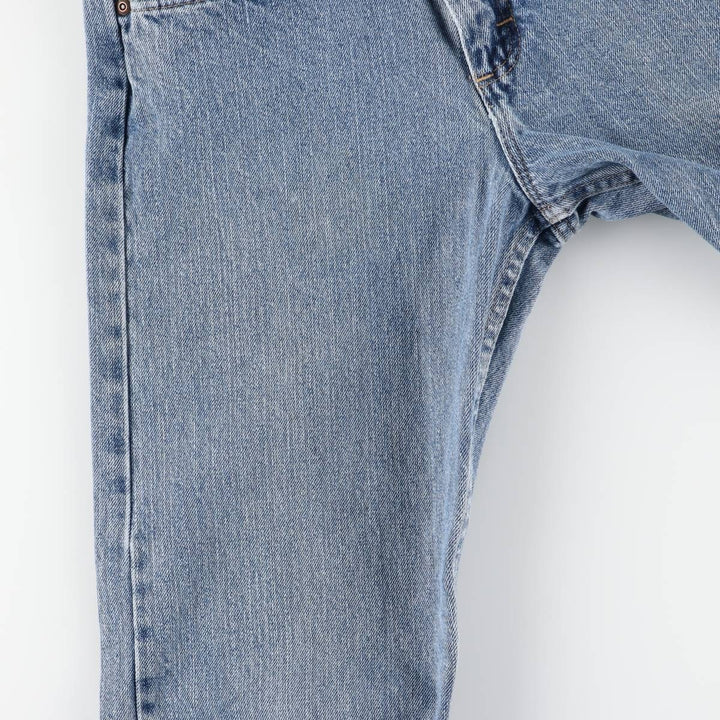 Wrangler Straight Denim Pants, Women's Size L (equivalent to W30) cotton blue type Vintage Second Hand