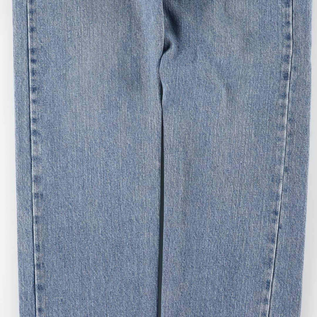 Wrangler Straight Denim Pants, Women's Size L (equivalent to W30) cotton blue type Vintage Second Hand
