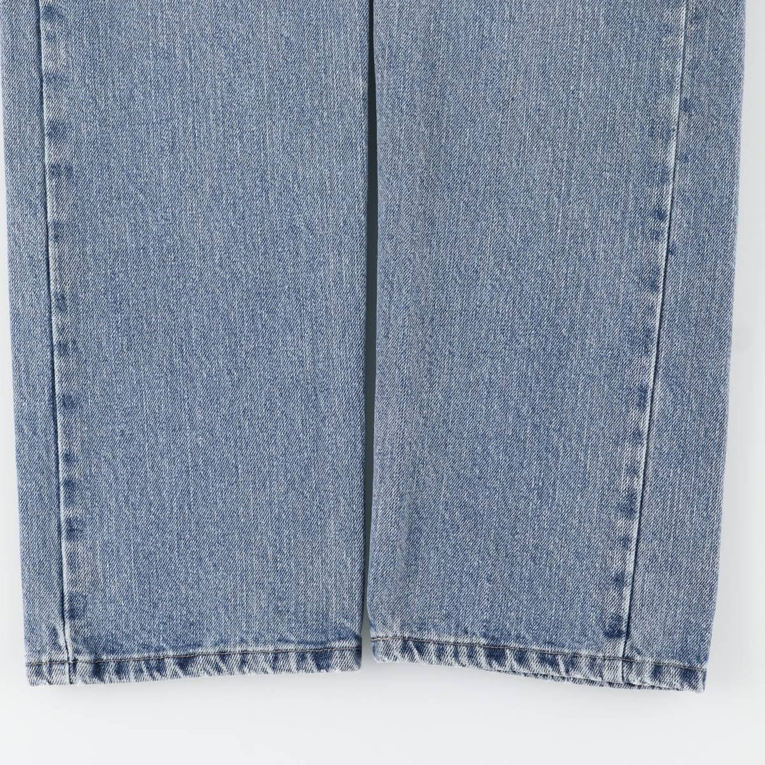 Wrangler Straight Denim Pants, Women's Size L (equivalent to W30) cotton blue type Vintage Second Hand