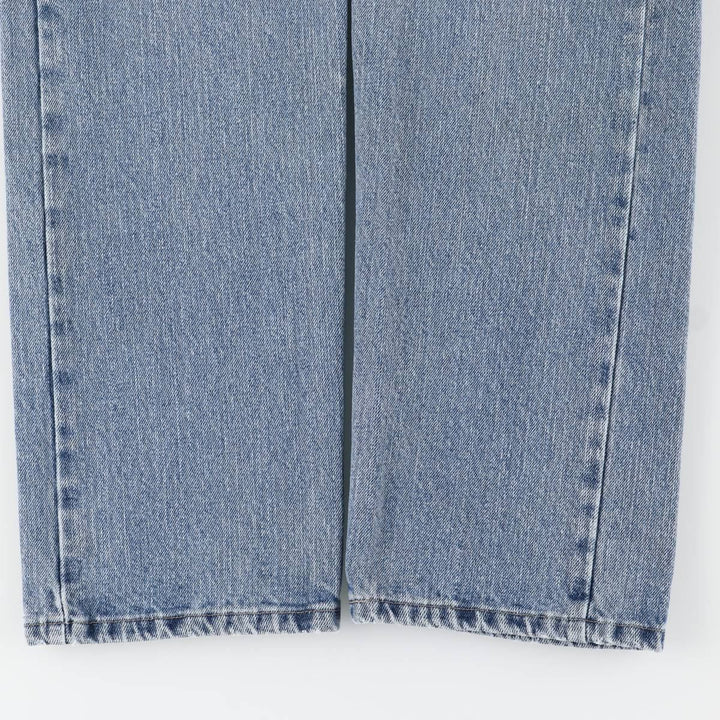 Wrangler Straight Denim Pants, Women's Size L (equivalent to W30) cotton blue type Vintage Second Hand