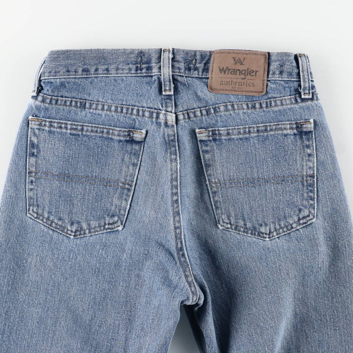 Wrangler Straight Denim Pants, Women's Size L (equivalent to W30) cotton blue type Vintage Second Hand