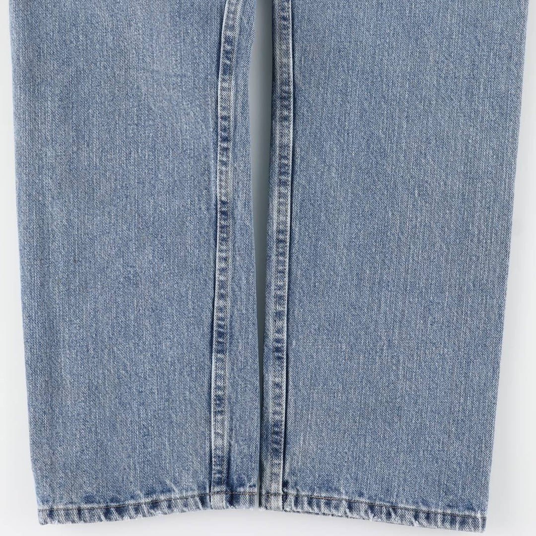 Wrangler Straight Denim Pants, Women's Size L (equivalent to W30) cotton blue type Vintage Second Hand