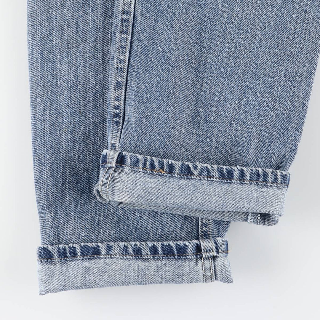 Wrangler Straight Denim Pants, Women's Size L (equivalent to W30) cotton blue type Vintage Second Hand