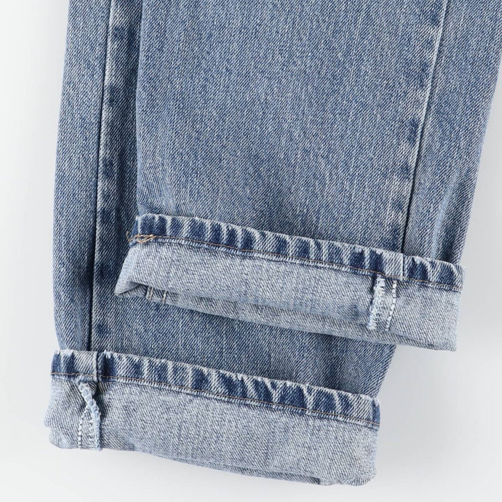 Wrangler Straight Denim Pants, Women's Size L (equivalent to W30) cotton blue type Vintage Second Hand