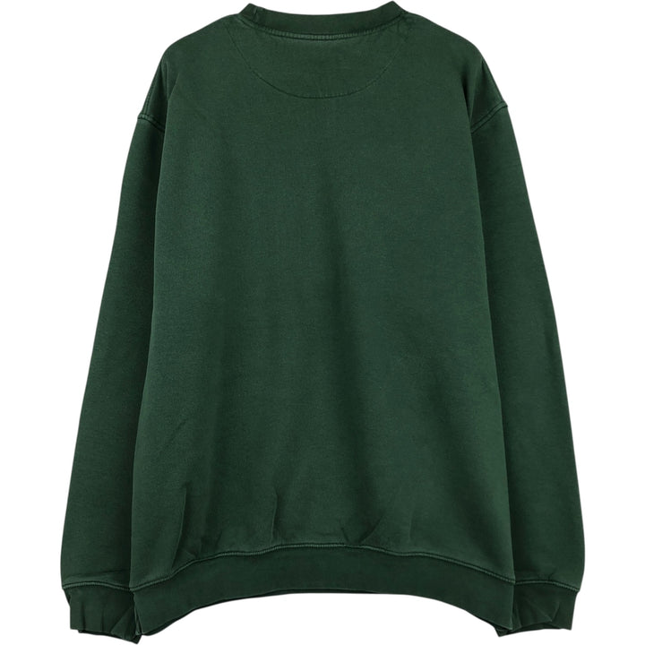 00'S Nike One Point Logo Sweatshirt Trainer Men's XL cotton green type Vintage Second Hand