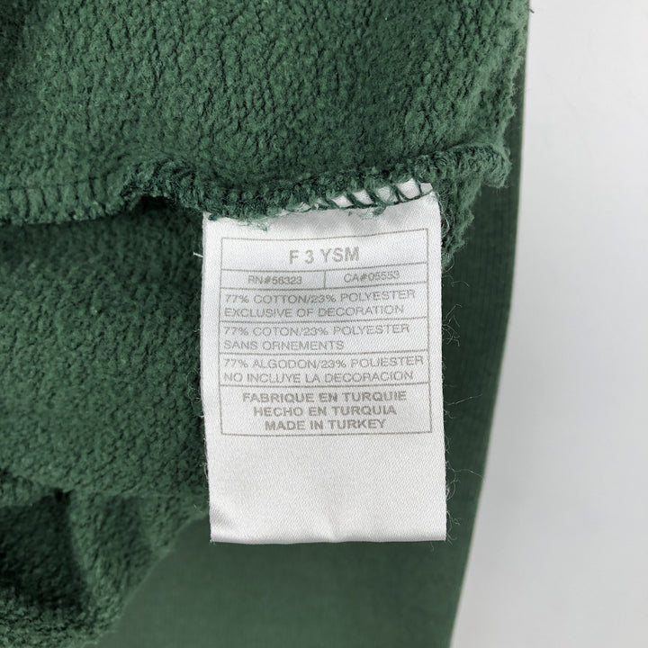 00'S Nike One Point Logo Sweatshirt Trainer Men's XL cotton green type Vintage Second Hand