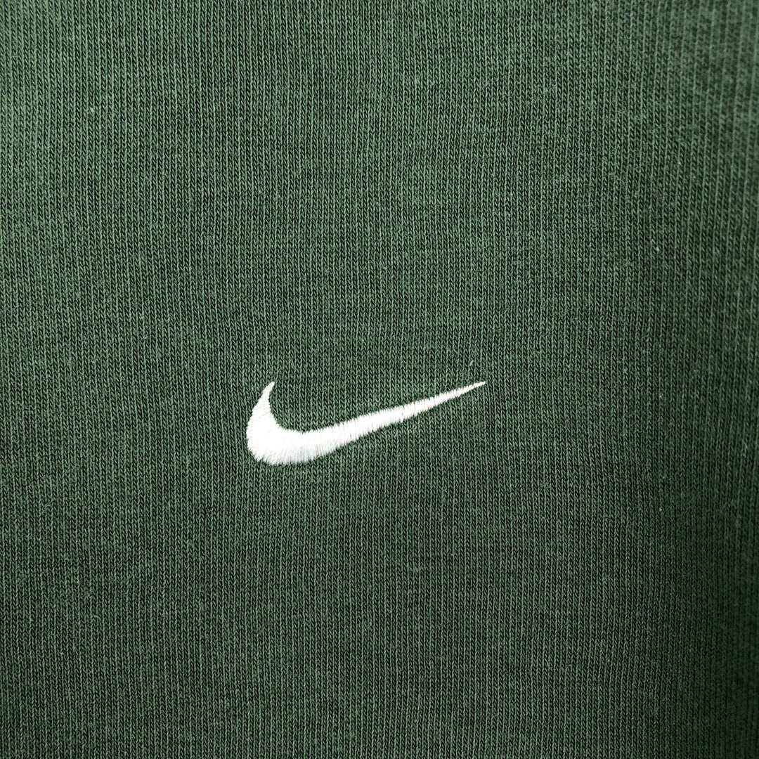 00'S Nike One Point Logo Sweatshirt Trainer Men's XL cotton green type Vintage Second Hand