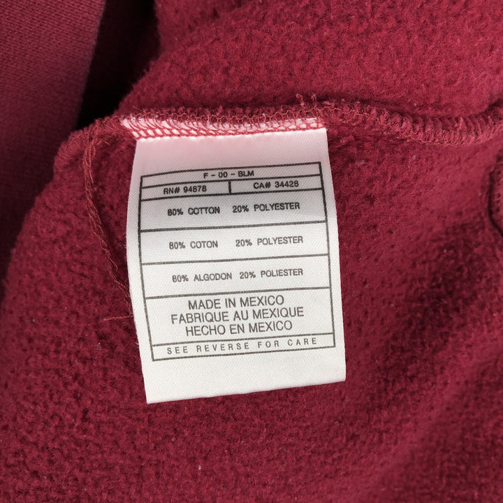 2000'S Nike Team One-Point Logo Sweatshirt, Men's XL cotton wine-red Vintage Second Hand