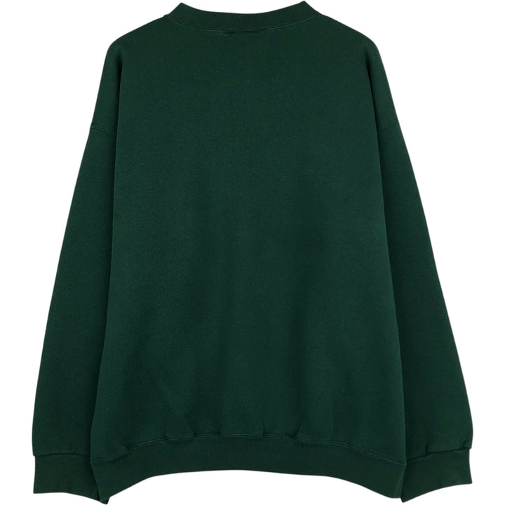 90'S Reebok Logo Sweatshirt, Made in USA, Men's XL, Vintage cotton green type Vintage Second Hand