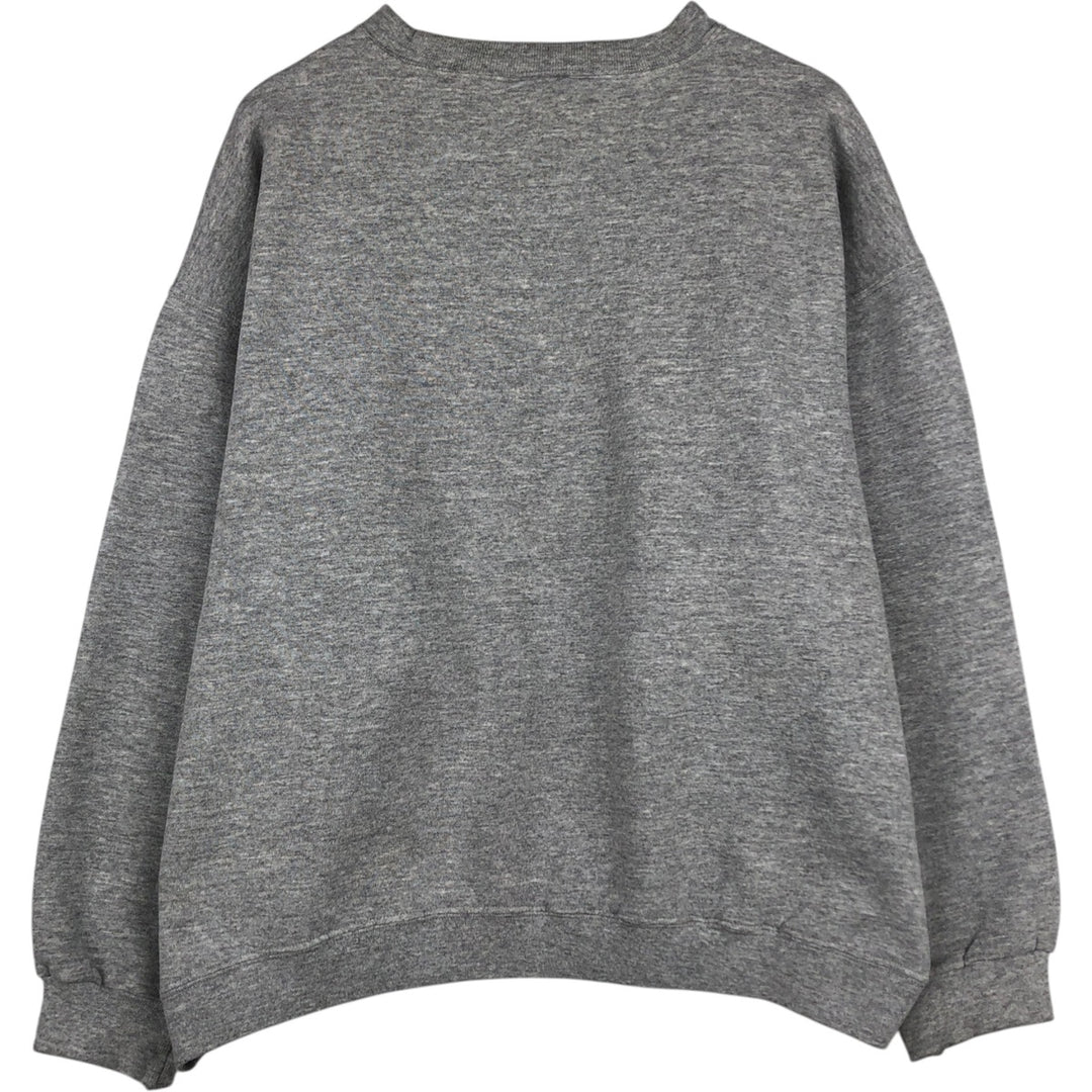 90'S Nike One Point Logo Sweatshirt, Men's L Size, Vintage cotton gray type Vintage Second Hand