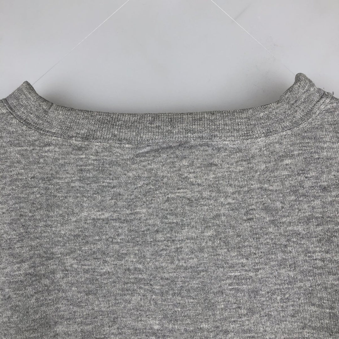 90'S Nike One Point Logo Sweatshirt, Men's L Size, Vintage cotton gray type Vintage Second Hand