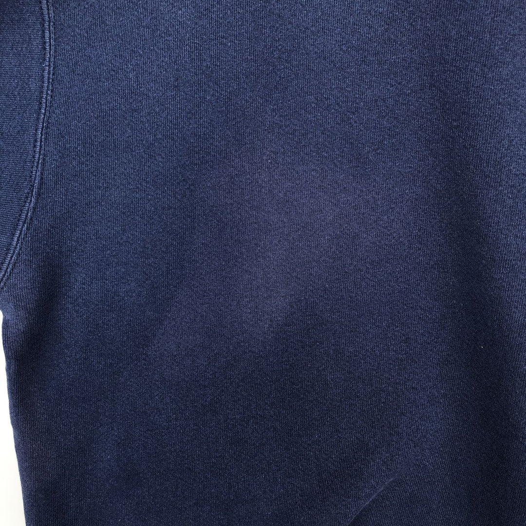 90'S Nike One Point Logo Sweatshirt Trainer Made in USA Men's XL Vintage cotton navy blue type Vintage Second Hand