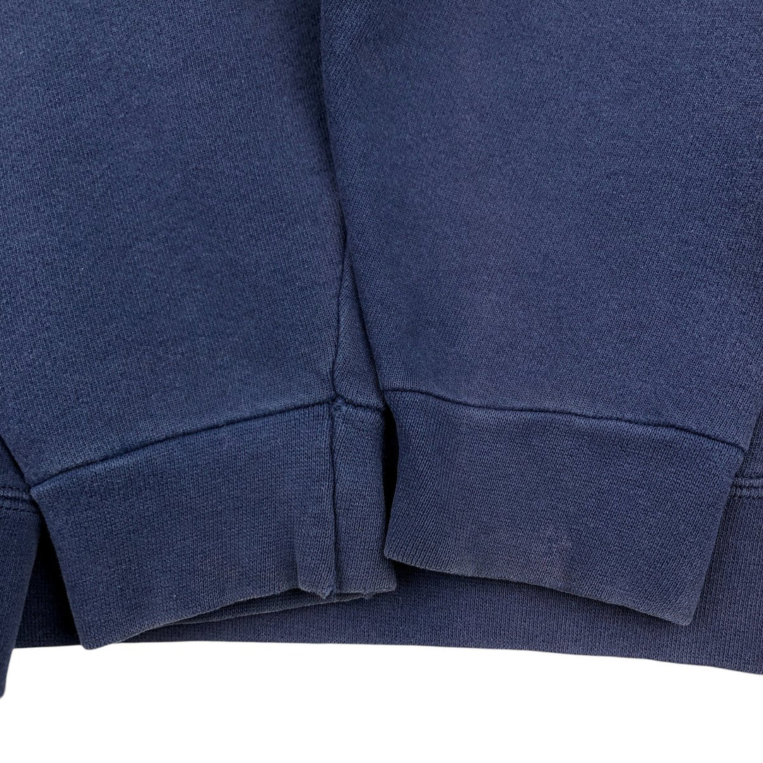 90'S Nike One Point Logo Sweatshirt Trainer Made in USA Men's XL Vintage cotton navy blue type Vintage Second Hand