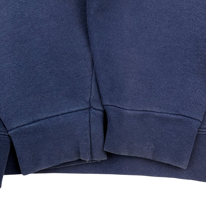 90'S Nike One Point Logo Sweatshirt Trainer Made in USA Men's XL Vintage cotton navy blue type Vintage Second Hand