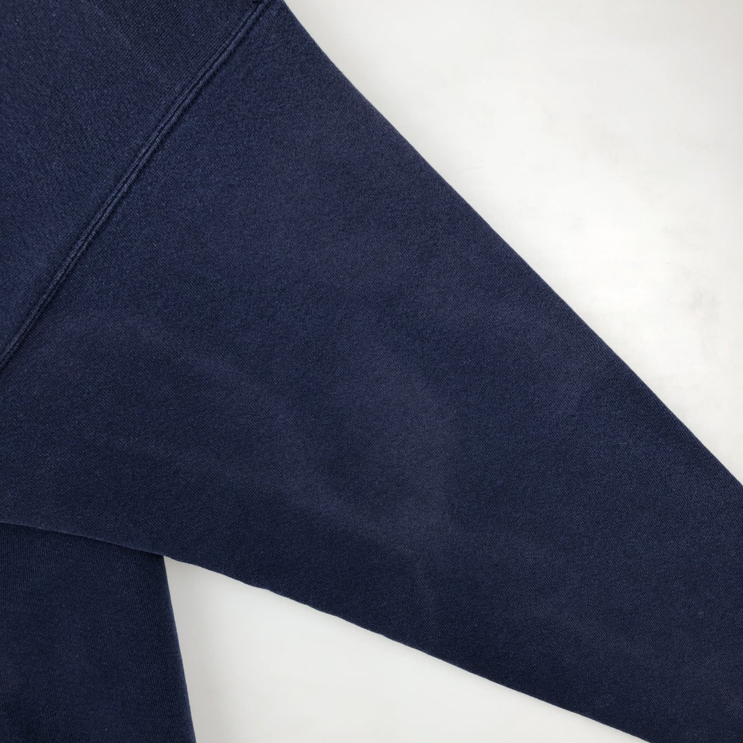 90'S Nike One Point Logo Sweatshirt Trainer Made in USA Men's XL Vintage cotton navy blue type Vintage Second Hand