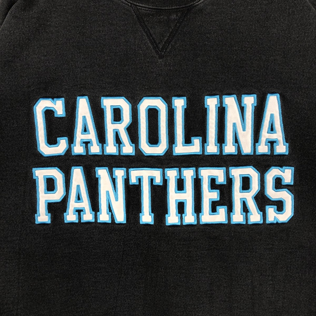 Champion Authentic Athletic Apparel Carolina Panthers sweatshirt (Men's XXL equivalent) - 2000s/2000s. cotton black type Vintage Second Hand