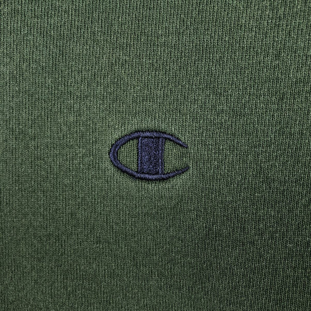 2000'S Champion Authentic Athletic Apparel One-Point Logo Sweatshirt, Men's Size L unclear green type Vintage Second Hand