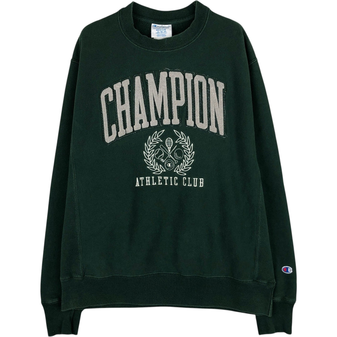Champion REVERSE WEAVE Reverse Weave One Point Logo Sweatshirt Trainer Men's M unclear Green type dark green Vintage Second Hand
