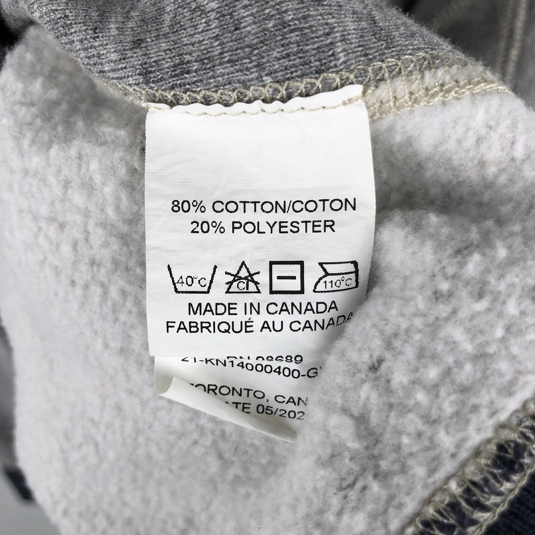 Champion Todd Snyder Henley Neck Reverse Weave Sweatshirt with One-Point Logo - Made in Canada cotton gray type Vintage Second Hand