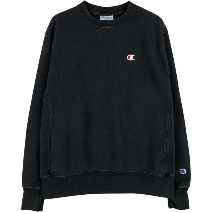 Champion REVERSE WEAVE Reverse Weave One Point Logo Sweatshirt Trainer Men's M unclear black type Vintage Second Hand