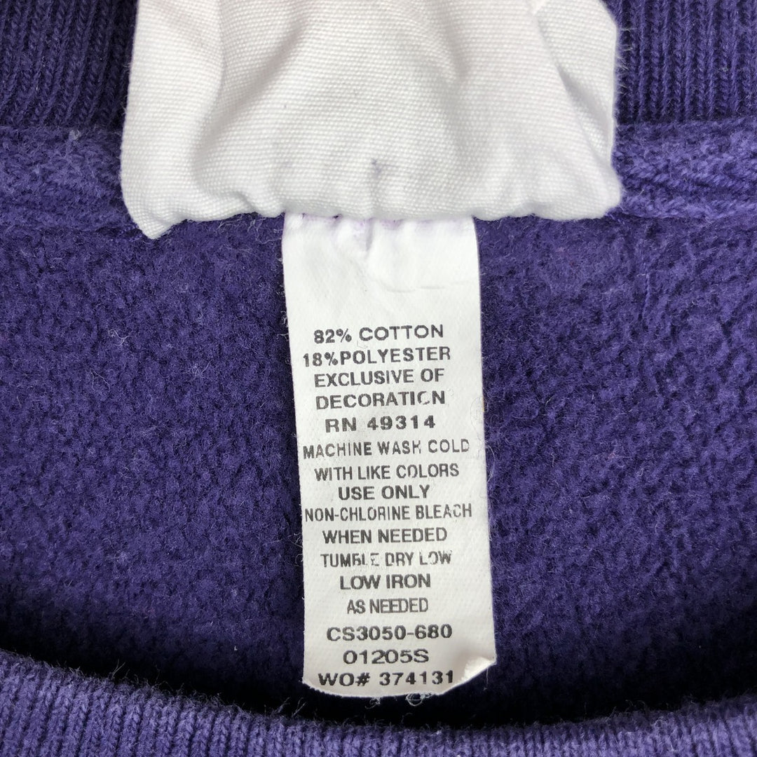 Champion REVERSE WEAVE Reverse Weave College Sweatshirt Trainer Men's M size cotton purple type Vintage Second Hand